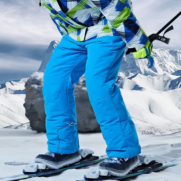 

outdoor ski pants for children waterproof winproof kids thick warm snow snowboarding trousers boys girls sport skiing pants