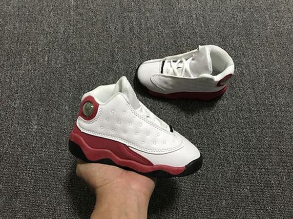 

stylish little children 13 xiii basketball shoes kids 13s sports boys girls youths little baby athletic sneakers for sale, Black