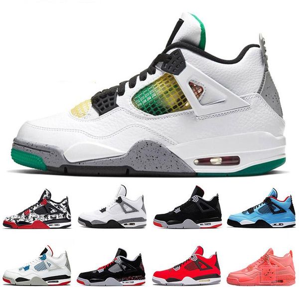 

jumpman lucid зеленый rasta нового бред 4 travis scotts cactus jack 4s iv мужчины баскетбол обувь ovo splatter что спортивные кроссовки 40-4