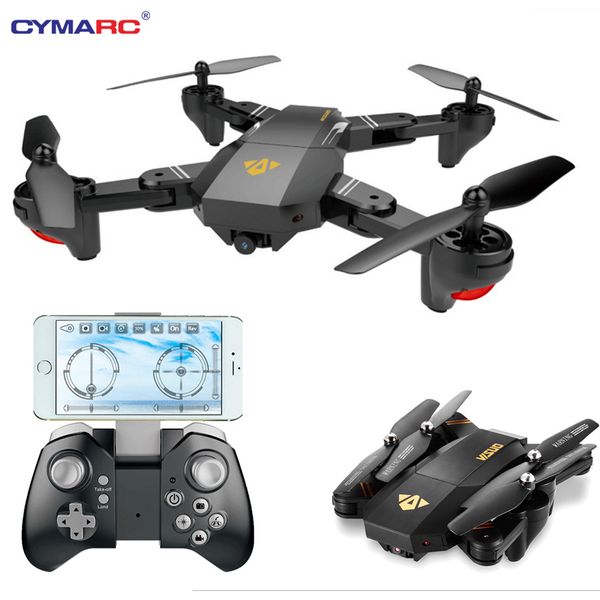 

visuo xs809hw xs809w foldable drone with camera hd 2mp wide angle wifi fpv altitude hold rc quadcopter helicopter vs h47 dron