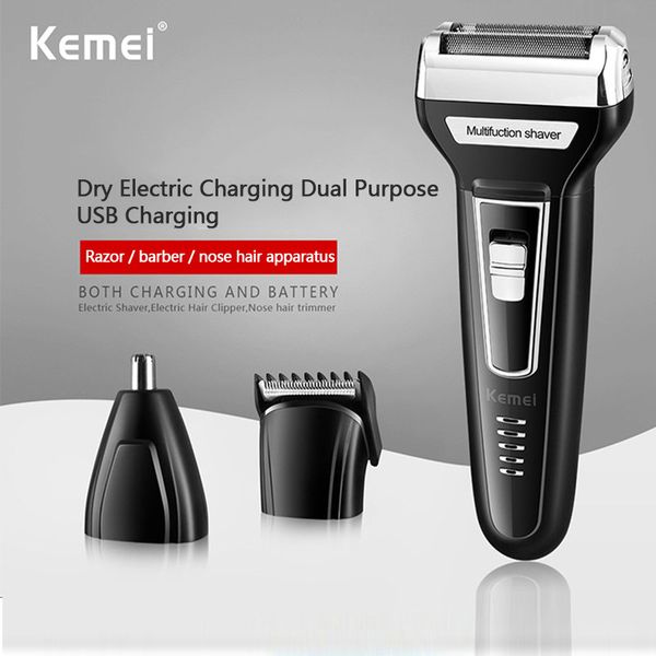 

km 6559 multi functional usb rechargeable electric razor electric hair clippers hair clipper shaver km 6559 multi functional bplui