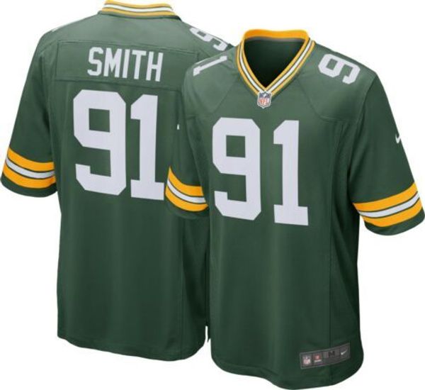 

preston smith #91 men's green xs-5xl stitched football jerseys, Gray