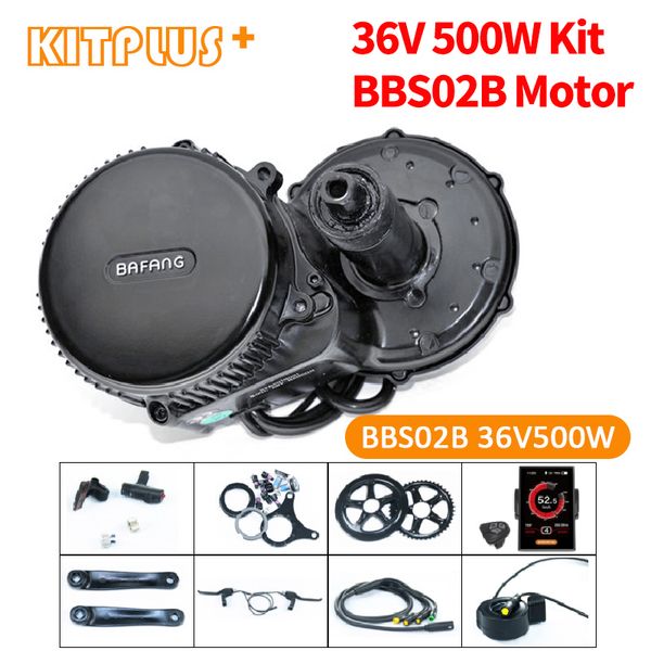 Bafang BBS02 Kit di conversione bici elettrica motore centrale 500W 36V Mid Drive per bicicletta motorizzata fai da te