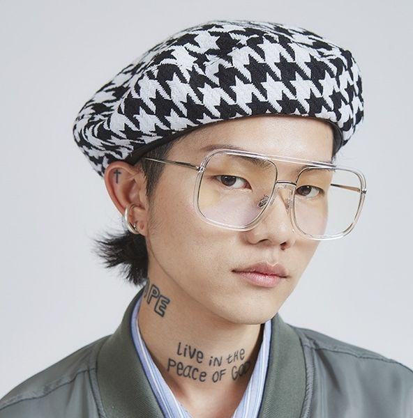 

web celebrity style octagonal beret bird lattice same beret korean fashionable women british octagonal painter hat, Blue;gray