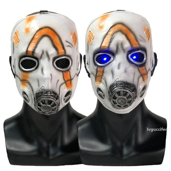 

led borderlands 3 psycho mask cosplay krieg latex masks halloween party props t200620