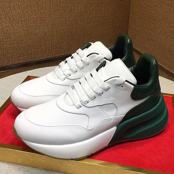 

new arrival oversized runner mens shoes chunky sneakers luxury plus size comfortable vintage sports lace-up casual men shoes, Black