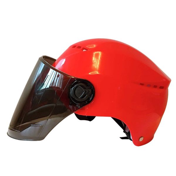 

motorcycle summer breathable helmet scooter open face cap with sunshield motor