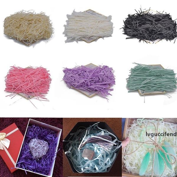 

20g shredded crinkle paper paper confetti diy dry straw gifts box filling material wedding birthday party decoration