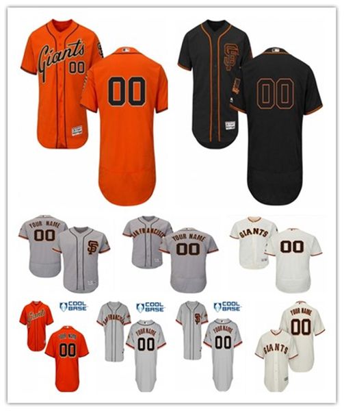 

baseball jerseys san francisco sanfranciscogiants giant red men women youth red white baseball jersey custom any name number, Blue;black