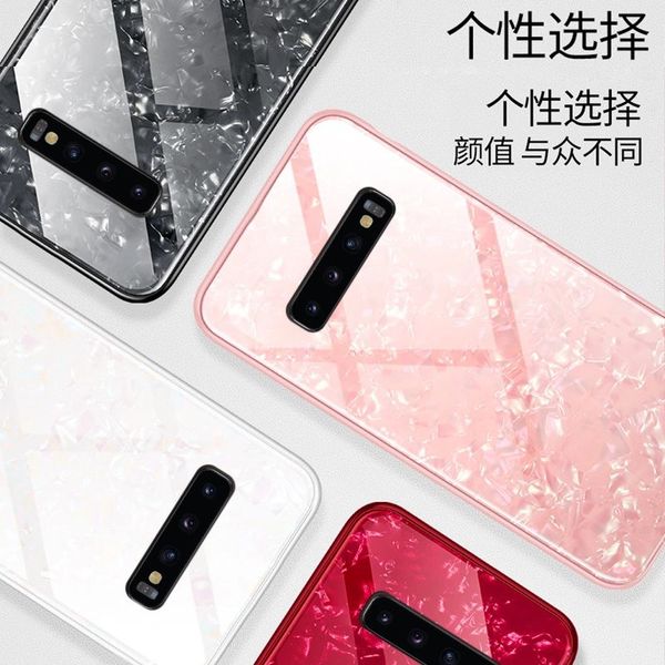 

suitable for samsung galaxy s10plus s8 s9 shell pattern mobile phone case note8 shatter-resistant glass designer phone case