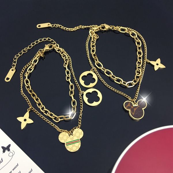

2020 new high-end bracelet fashion bracelet jewelry european and american designer style texture recommendation shopping, Black