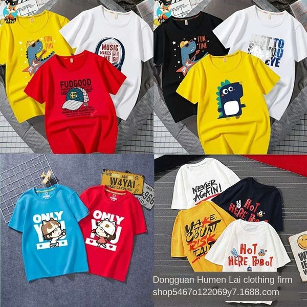 

2020 new clothing and girls' t-shirts cute printed t-shirts short-sleeved tong t xu children's children's clothing casual, Blue