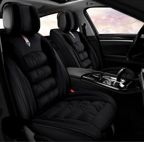 

universal fit car interior accessory seat covers for five-seat sedan quality warm cashmere five seats for suv for toyota honda mazada bmw