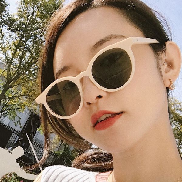 

korean fashion zhang dayi web red white sun candy color colorful noir glasses sunglasses sunglasses, White;black