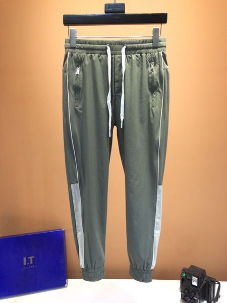 

wb7411 моды мужские брюки 2020 runway роскошный стиль европейский дизайн партия мужская одежда, Black