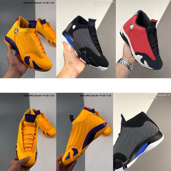 

2020 ajs14 14s xiv basketball shoes university gold court purple varsity red royal gym red doernbecher mens size us7-13 sneakers