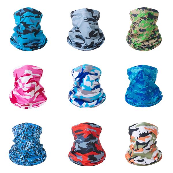 

new summer muffler ice fishing scarf uv protection camouflage scarf face neck gaiter dust hiking cycling bandana drop shipping#778, Black