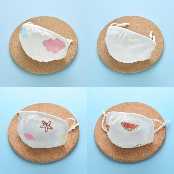 

anti dust face mouth mask mascarillas reusable breathable cotton protective kid cartoon cute designer printed masks #417 #114, Black