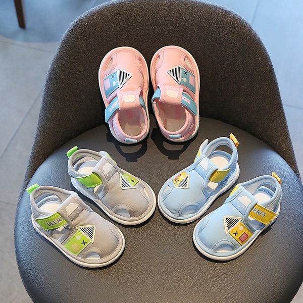 

season 2020 neutral cloth korean sneakers magic children's sports shoes magic sticker breathable children's shoes, Black