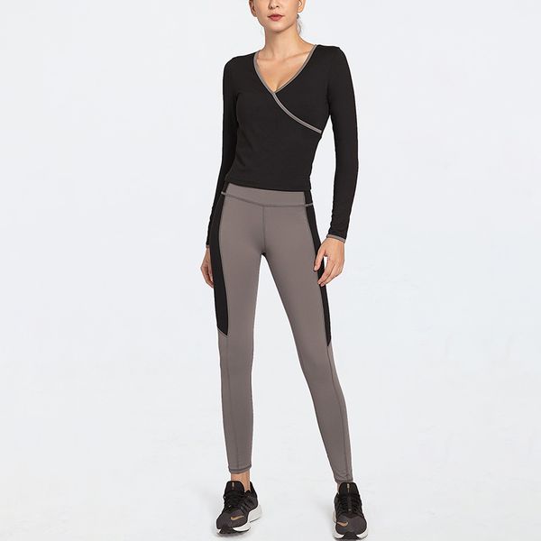 

2020 осень зима новый спортивный костюм для похудения и похудение шить йога костюм тренажерный зал двухсекционный комплект, White;red