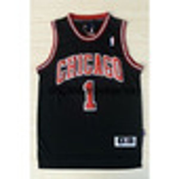 

derrick rose #1 sewn basketball jersey mens vest stitched basketball jerseys, Red