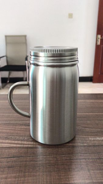 

fedex send 17oz mason jar stainless steel water cup double wall mason tumbler with straw lid mason cans coffee beer juice mug