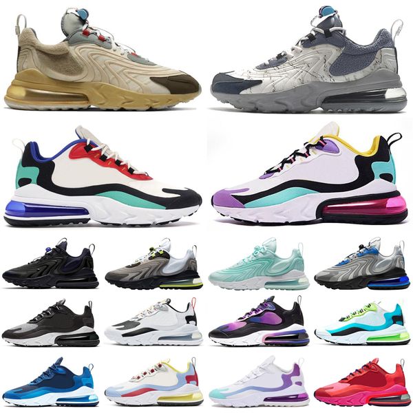 

2020 270 react eng 270s men women running shoes travis scott neon triple black bauhuas aliens athletic mens trainers sports sneakers runners