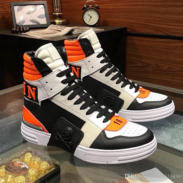 

men shoes sports casual 2020 breathable flats shoes zapatillas hombre fashion footwears with origin box phantom kick $hi -leather mix ho