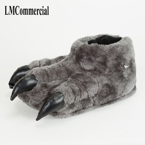 

indoor slippers special offer custom a warm winter home slippers thick hard bottom shoes on floor lovers shoes, Black