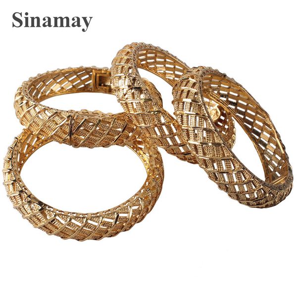 

retro jewelry bangles bracelets for ladies gold plated bracelet wedding bangle for women gifts accessories, Black