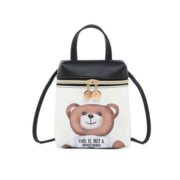 

cartoon women messenger zipper bags cross body bag pu leather mini bear shoulder bag handbags bolsas feminina