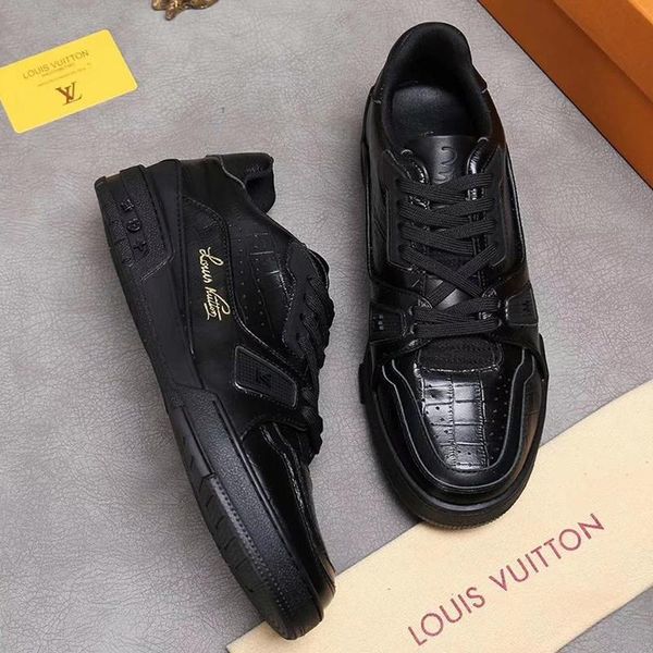 

mens fashion shoes trainer sneaker rubber sole chaussures pour hommes flats fashion footwears luxury zapatos de hombre men shoes l58 vin, Black