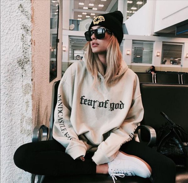 

мужская толстовка бежевый цель дизайнер толстовка толстовка tour gorilla толстовки wear страх божий толстовка скейтборд высокого качества ho, Black