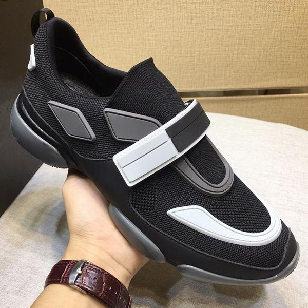 

cloudbust sneakers mens shoes drop ship lightweight autumn and winter soft footwears vintage plus size hook &loop casual men shoes, Black