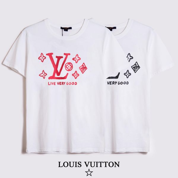 

2020 new fashion men's short sleeved letter t-shirts loose women's clothing ing, White