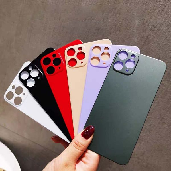 

special rear film for iphone 11/11pro/11 promax pmma full-screen color back protective film anti-scrath machine shell 10 colors