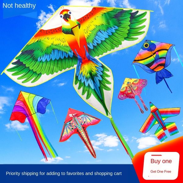 

kite large high-end new breeze children toy 2020 parent-child cartoon easy toy flying beginner 19