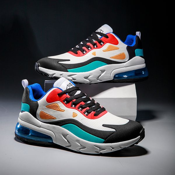 

2020 mens casual shoes male sneakers air cushion max size 47 trainers sports running fitness shoes breathable tenis masculino, Black