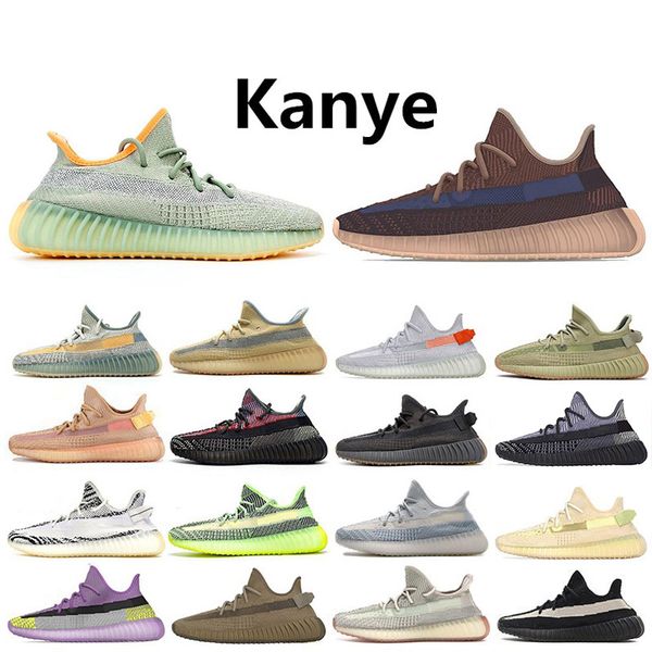 

new kanye west yecher asriel israfil sulfu running shoes tail light static zebra linen citrin gid earth cinder mens trainers sneakers
