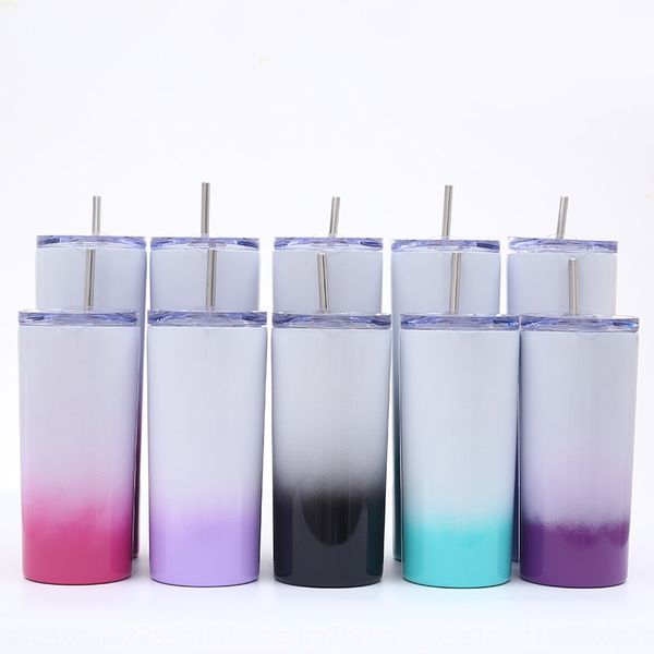

creative straw double-layer stainless steel insulation car thermos thermos cup water cup advertising gift