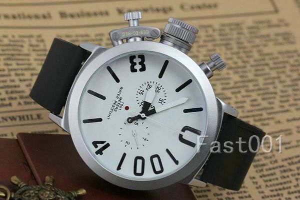 

серебристый корпус престижное мужские часы спорта 50мм big boat silver rubber классические автоматические движения механические u дизайнер н, Slivery;brown