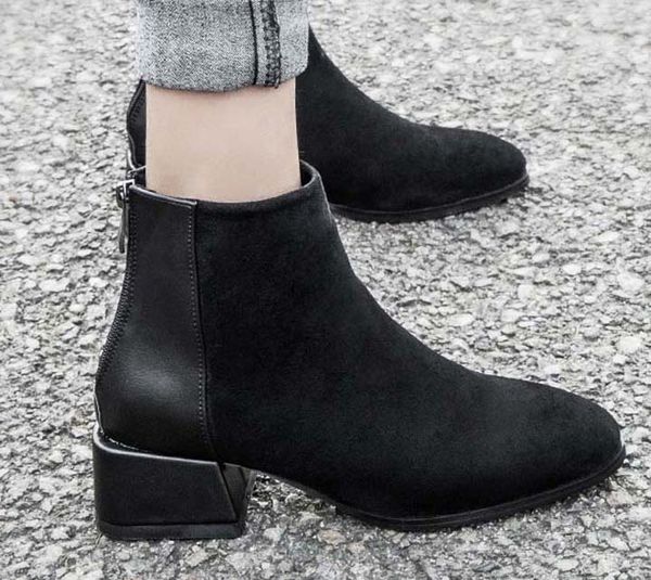 

new designer boots for women fashionable and exquisite womens boots high heels and genuine leather outdoors fashion martin boots 09 p56, Black