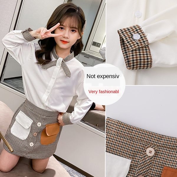 

girls' fashion summer 2020 new korean children's princess dress princess dress fashionable two-piece suit