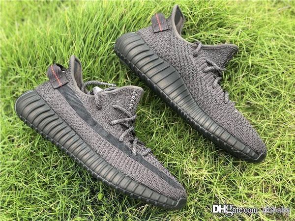 

real black 3m reflective kanye west designer mens womens running shoes yeezreel yecheil citrin cloud white glow trainers sports sneaker