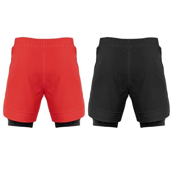 

running shorts clothes woven cloth training quick-drying with pocket 4 size soft 2colors men gym shortskirt outdoors, Black;blue