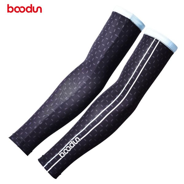 

summer 1 pair men women bike arm sleeve cycling arm warmers uv protection outdoor sports cool compression cycling sleeves, Black;gray