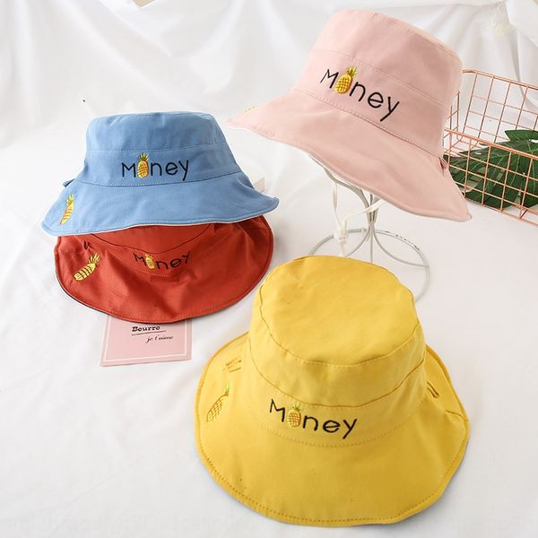 

ra7p4 двухсторонних детской бассейн нового ребенок рыбака ананас письма вышитых вс на открытых воздухе вс тонкого ведро ведро шляпы вышитого, Yellow