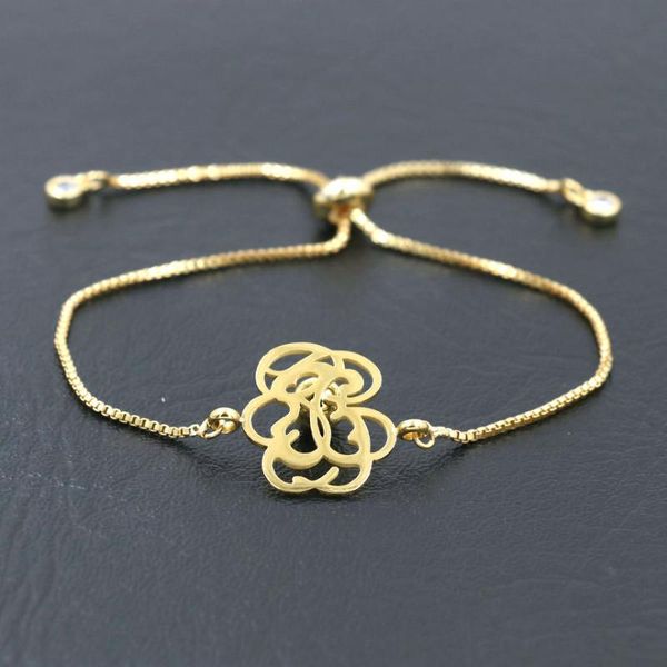 

bppccr stainless steel gold bracelet for men women thin gold link chain bracelets for couples famous jewelry gift pulseira, Black