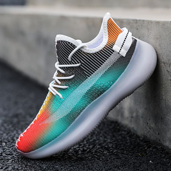 

new trend men running shoes fashion wild tide sneakers colorful casual sport shoes breathable walking flats zapatos de hombre