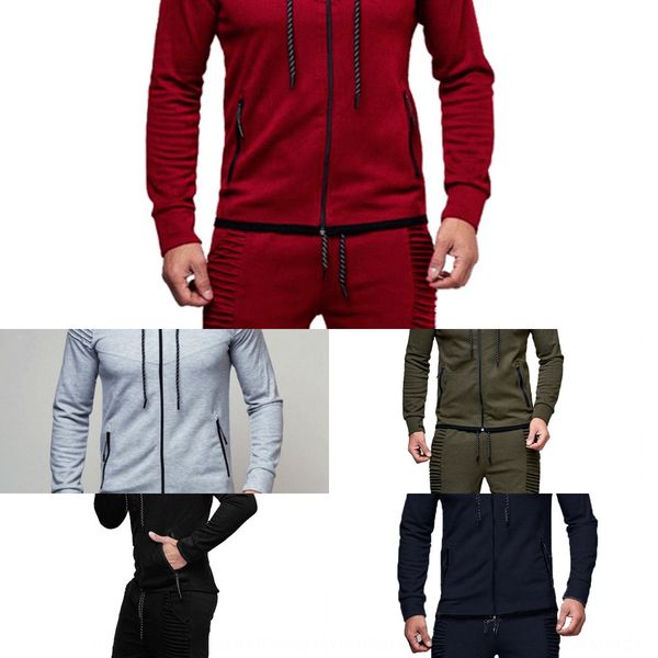 

случайный рука новый мужской полосатый свитер сплошной цвет кардигана спорта на открытом воздухе куртка на открытом воздухе спортивной верхн, Black